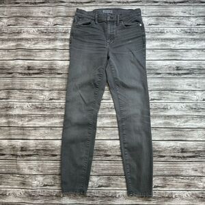 Madewell Women’s High Rise Skinny Jeans Gray Stretch Denim Size 28